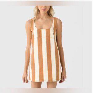 SIMON MILLER Sahara Striped Denim Cotton Mini Dress size XS